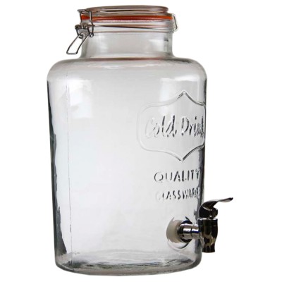 Consol Beverage Dispenser With Clip-Top Lid